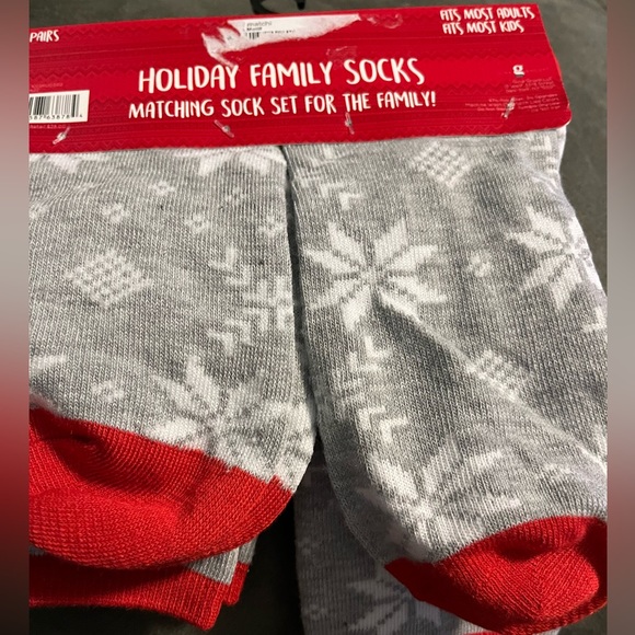 🌵. Holiday Family Socks. NWT - Picture 2 of 2
